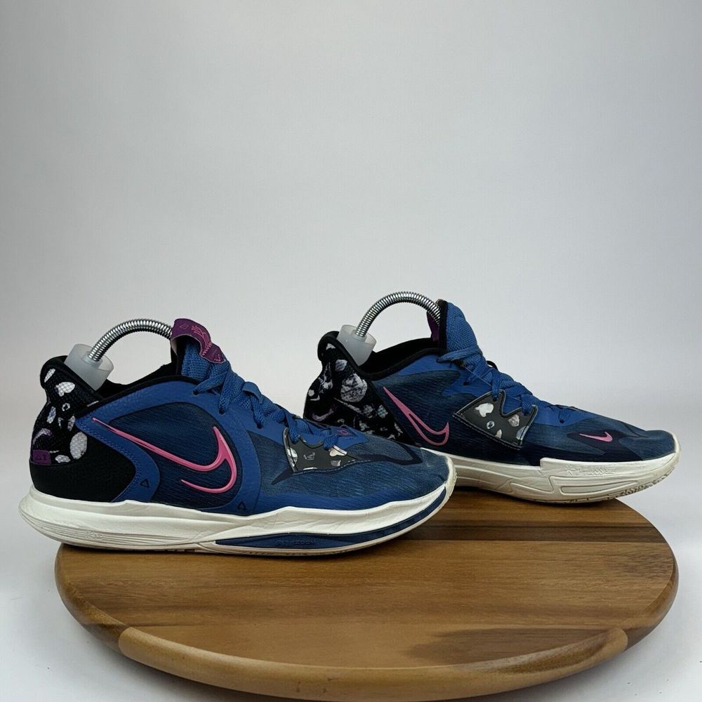 Mens Nike Kyrie Low 5 Dark Marina Blue Athletic Basketball Sneakers Size 13 D